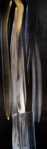 《천계의 빛 No.05》 2017, Acrylic on canvas, 170×55cm